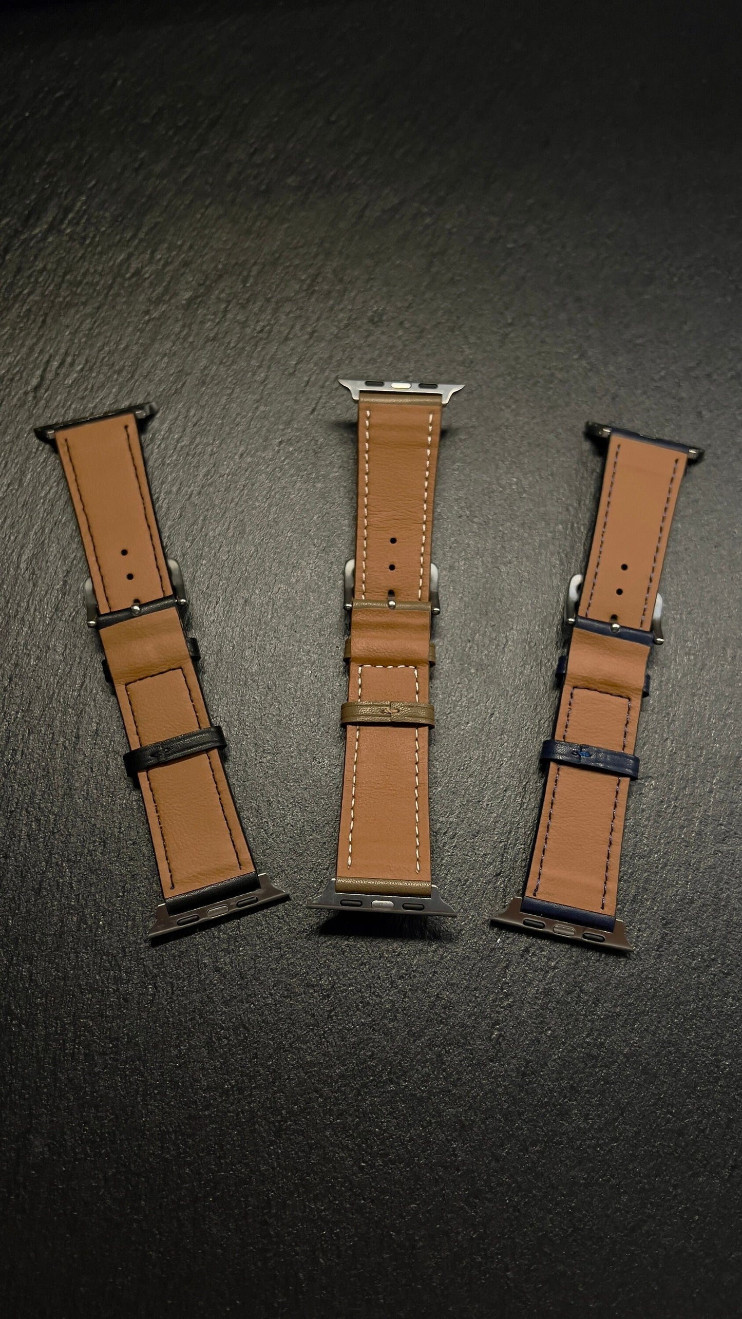 NEW! Lether Band for Apple Watch Band für Apple Watch Series 9, 8, 7, 6, 5, SE, Ultra 38mm, 40mm, 41mm, 42mm, 44mm, 45mm, 49mm