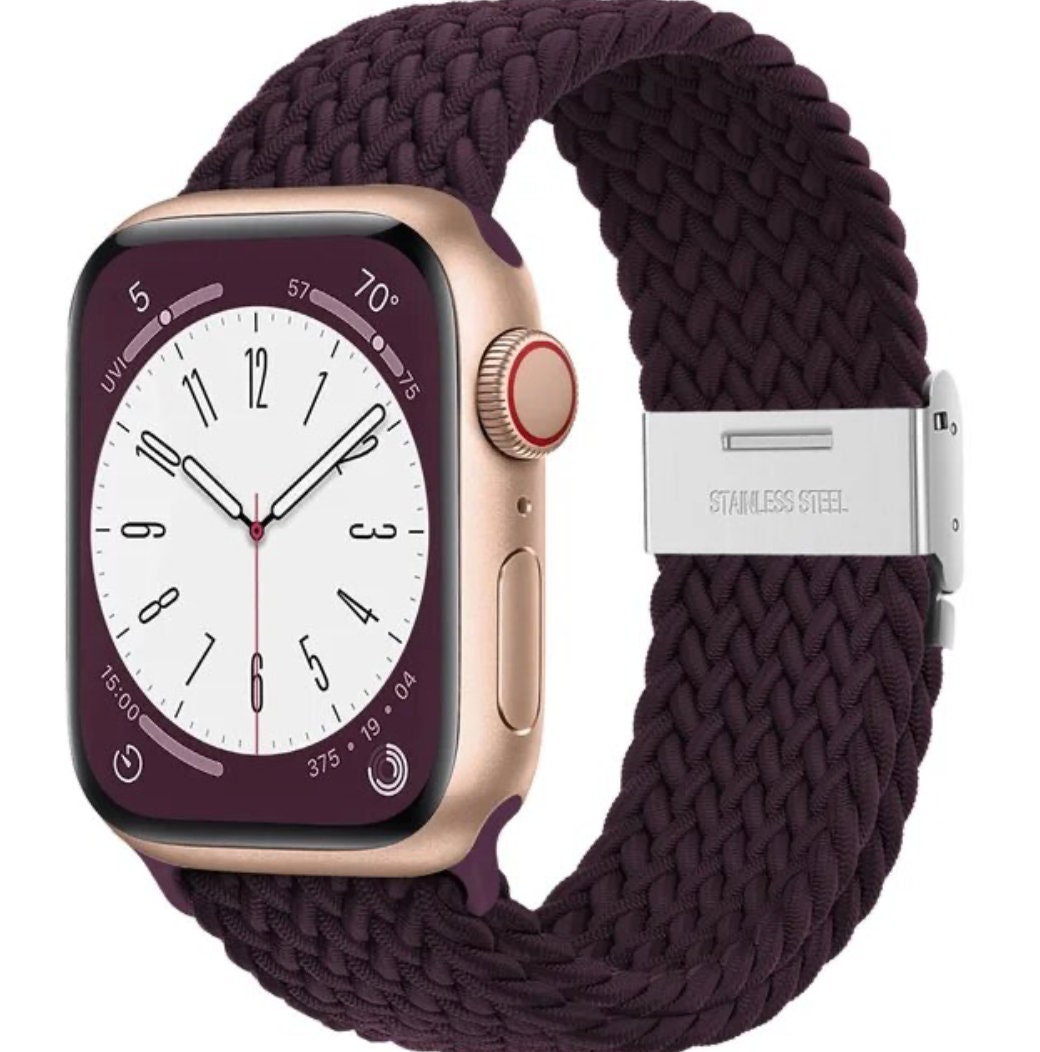 NEW! Braided Band for Apple Watch Band Nylon für Apple Watch Series 9, 8, 7, 6, 5, SE, Ultra 42mm, 44mm, 45mm, 49mm