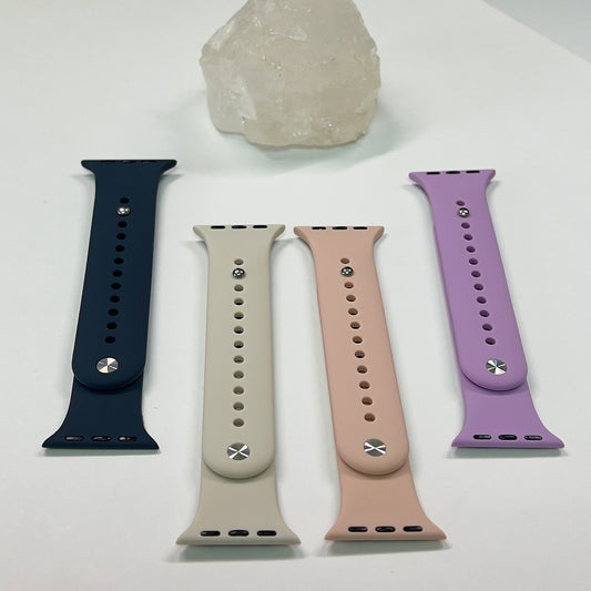 NEW! Silicone Band for Apple Watch Series 9, 8, 7, 6, 5, SE, Ultra 38mm, 40mm, 41 mm