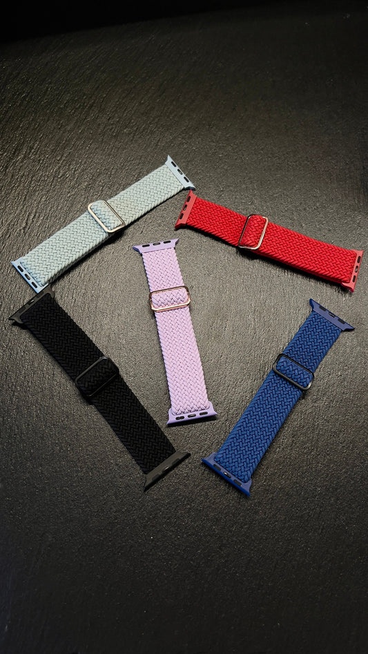 NEW! Braided Solo Loop for Apple Watch Band Nylon für Apple Watch Series 9, 8, 7, 6, 5, SE, Ultra 38mm, 40mm, 41mm, 42mm, 44mm, 45mm, 49mm