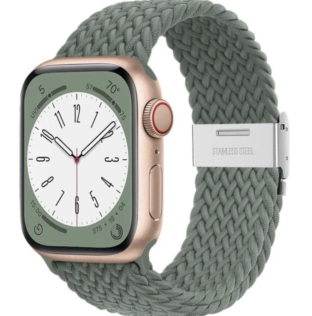 NEW! Braided Band for Apple Watch Band Nylon für Apple Watch Series 9, 8, 7, 6, 5, SE, Ultra 42mm, 44mm, 45mm, 49mm