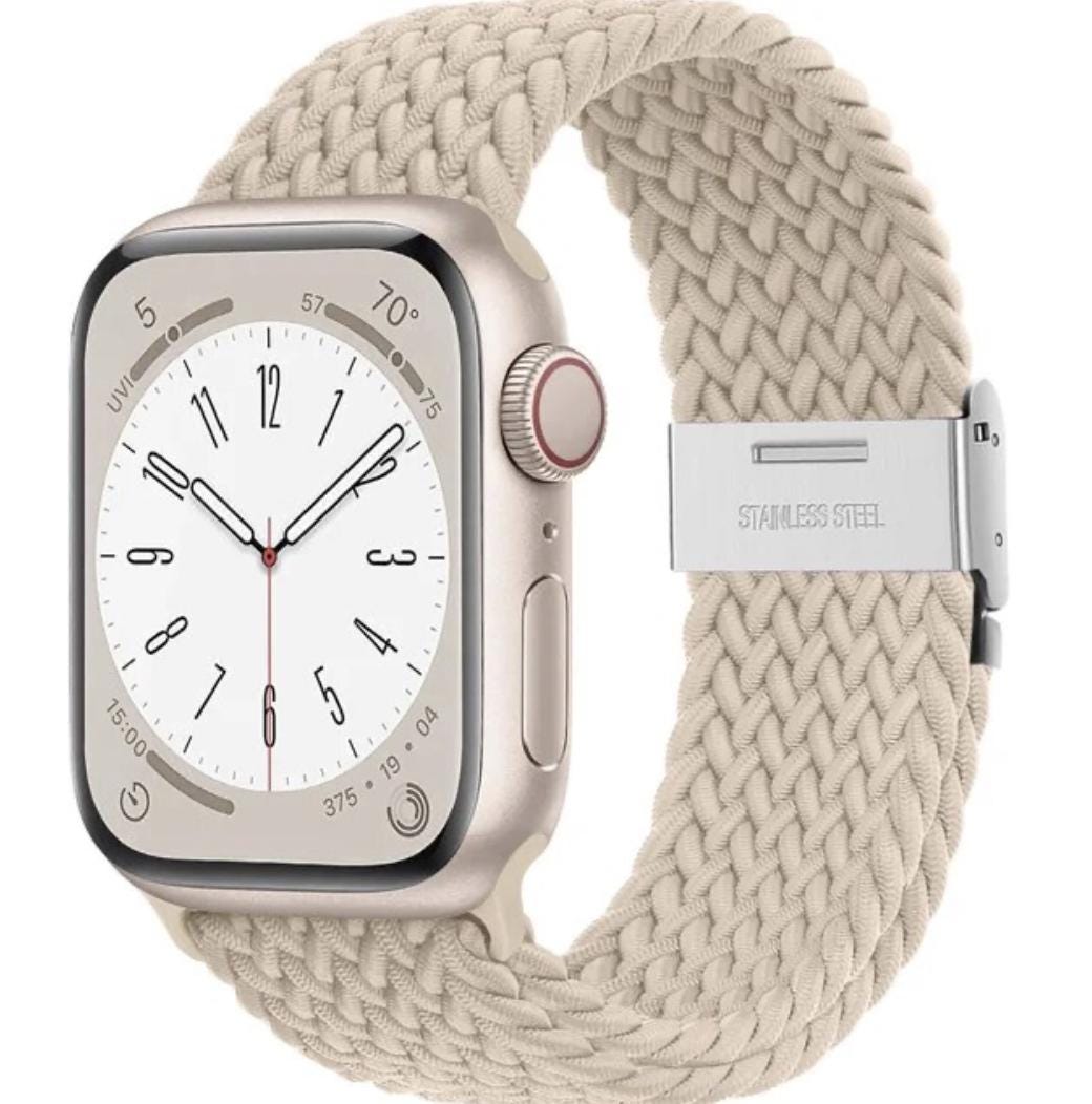 NEW! Braided Band for Apple Watch Band Nylon für Apple Watch Series 9, 8, 7, 6, 5, SE, Ultra 42mm, 44mm, 45mm, 49mm