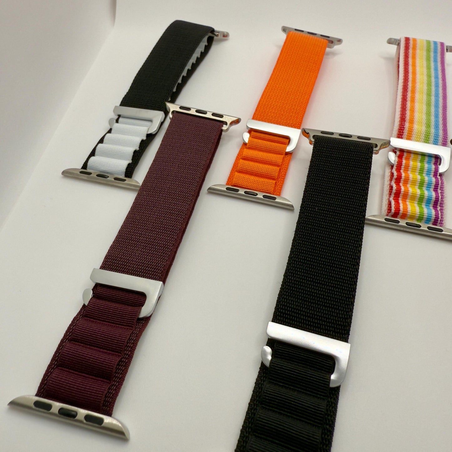 Apple Watch Armband im Alpine Loop Stil – Robustes Nylon für 38–45mm – Outdoor & Adventure Band – viele Farben